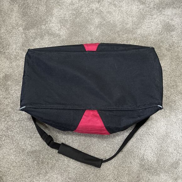 Vintage Nike Air Jordan Flight Duffel Gym Bag 1990s Mesh Red - Picture 3 of 12